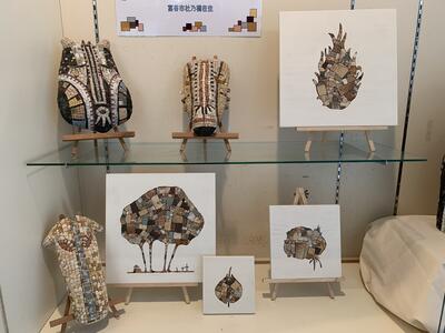 あったか美術館　お面や絵画